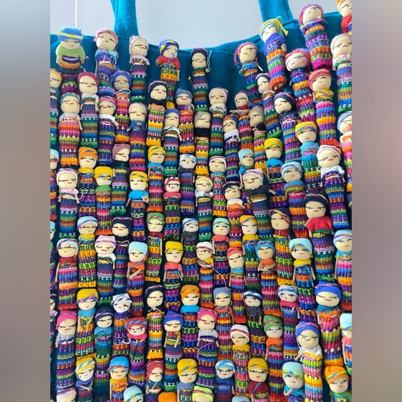 Guatemalan Worry Doll Tote bag - Picture 5 of 6